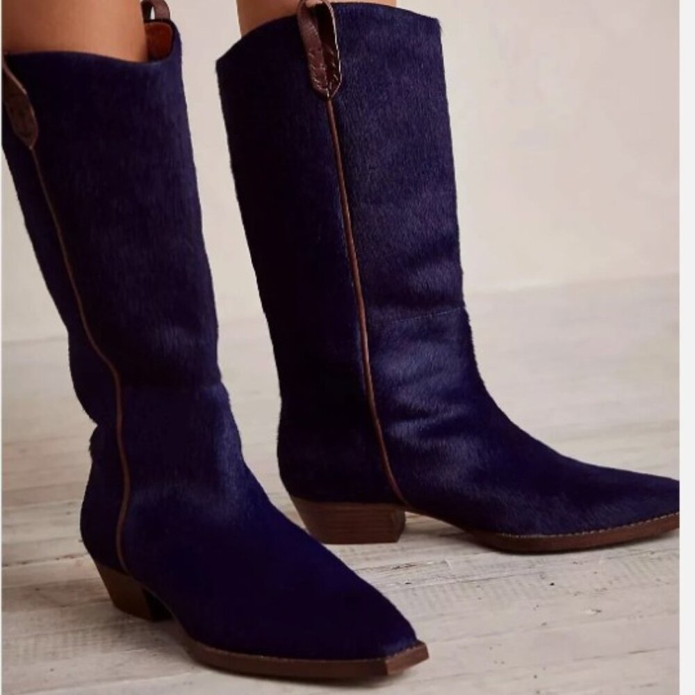 Free People, We The Free Montage Hair On Tall Boots, Size 38, Like New